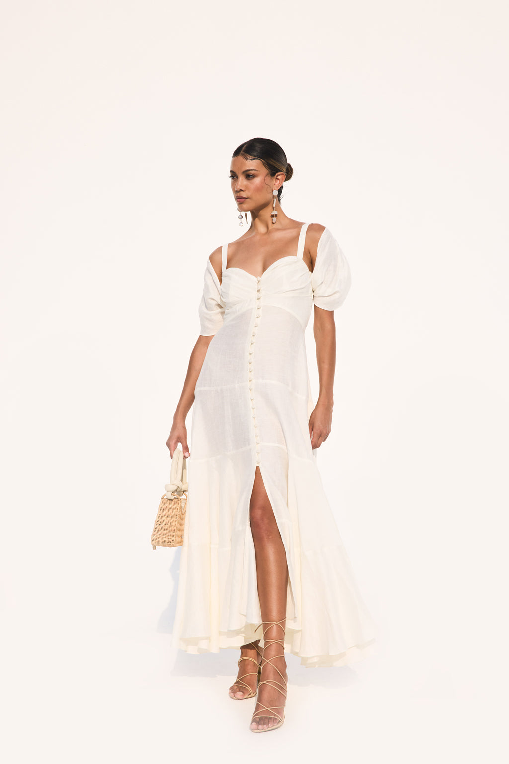 MINA DRESS - OFF WHITE – CULT GAIA